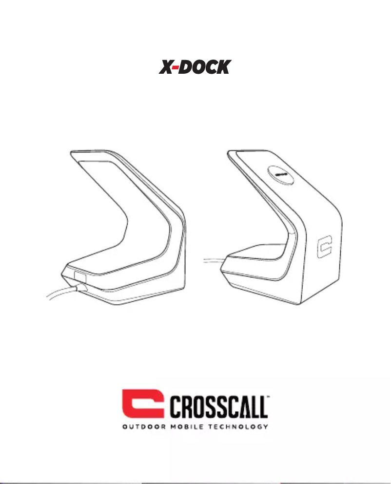 Página 1 del manual Manual de usuario Crosscall X-DOCK