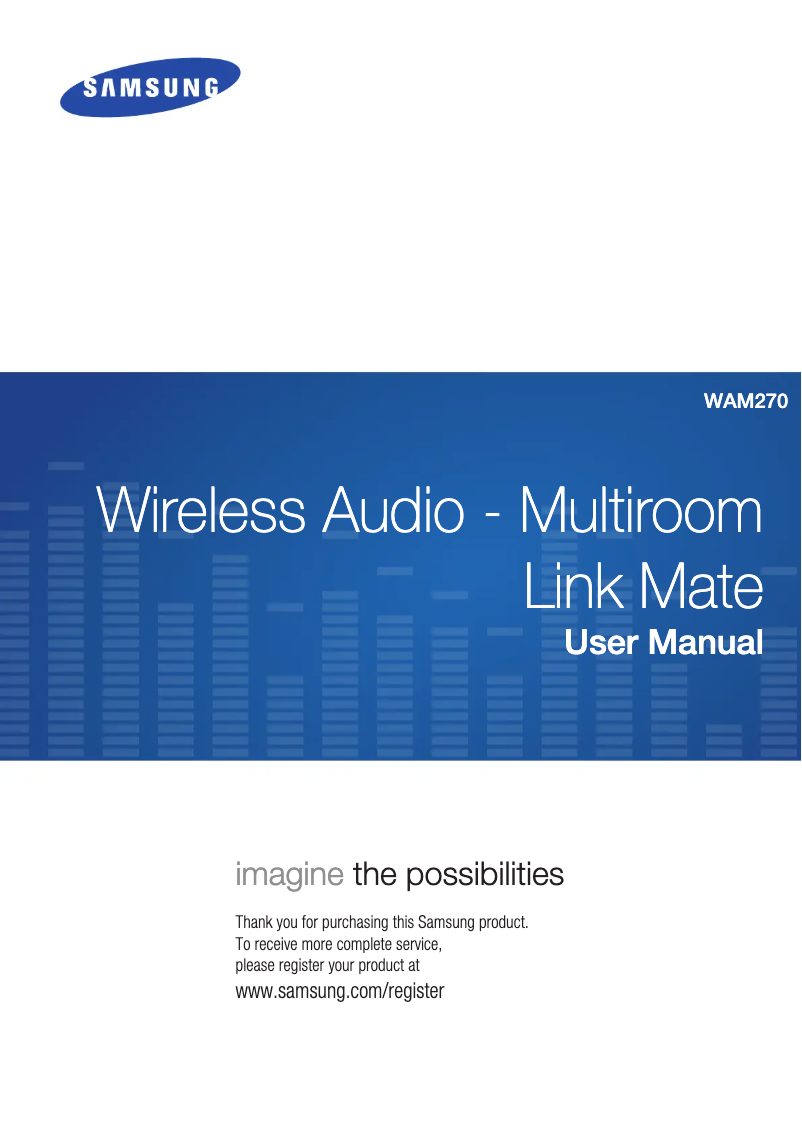 Página 1 del manual Manual de usuario Samsung Multiroom Link Mate