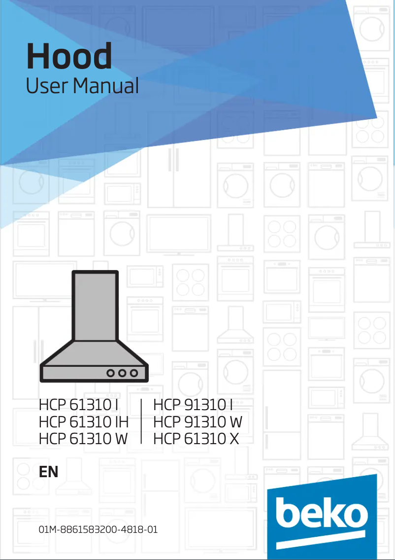 Imagen de la primera página del manual del dispositivo HCP61310X