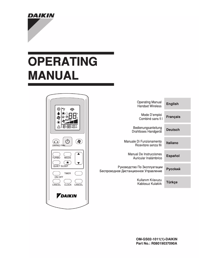 Página nº 1 - Manual de usuario Daikin RXN35LV1B