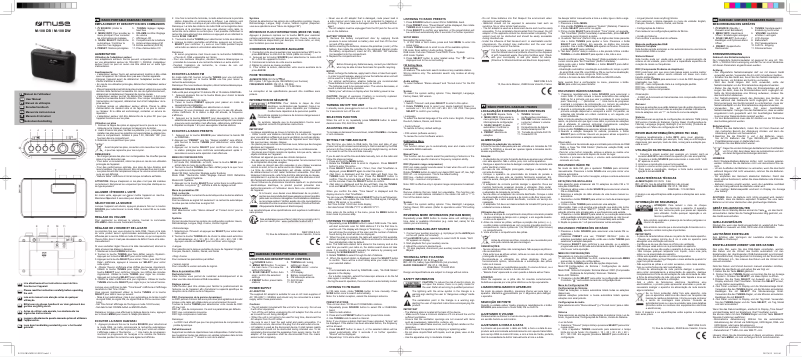 Imagen de la primera página del manual del dispositivo M-108 DW