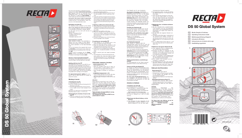 Imagen de la primera página del manual del dispositivo DS-50G