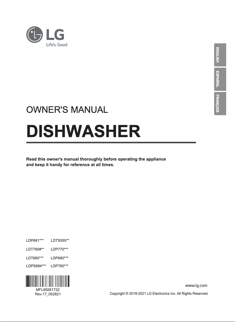 Imagen de la primera página del manual del dispositivo LDTS5552D