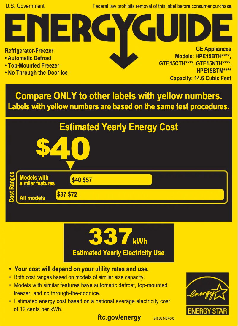 Imagen de la primera página del manual del dispositivo HPE15BTHWW