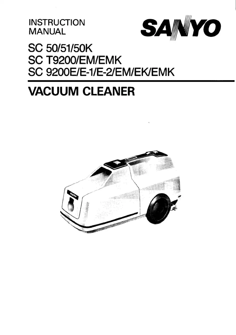 Página 1 del manual Manual de usuario Sanyo SC-50K