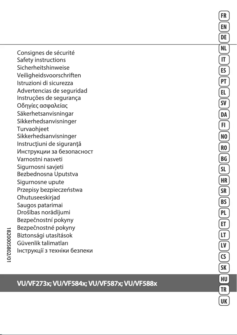 Imagen de la primera página del manual del dispositivo Turbo Silence Extreme Plus VU2730