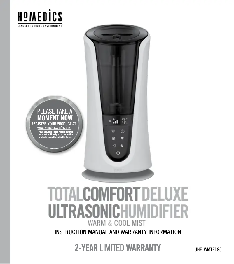 Página nº 1 - Manual de usuario Homedics UHE-WMTF185
