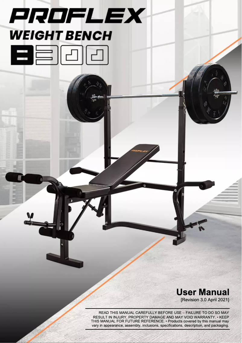 Imagen de la primera página del manual del dispositivo B300