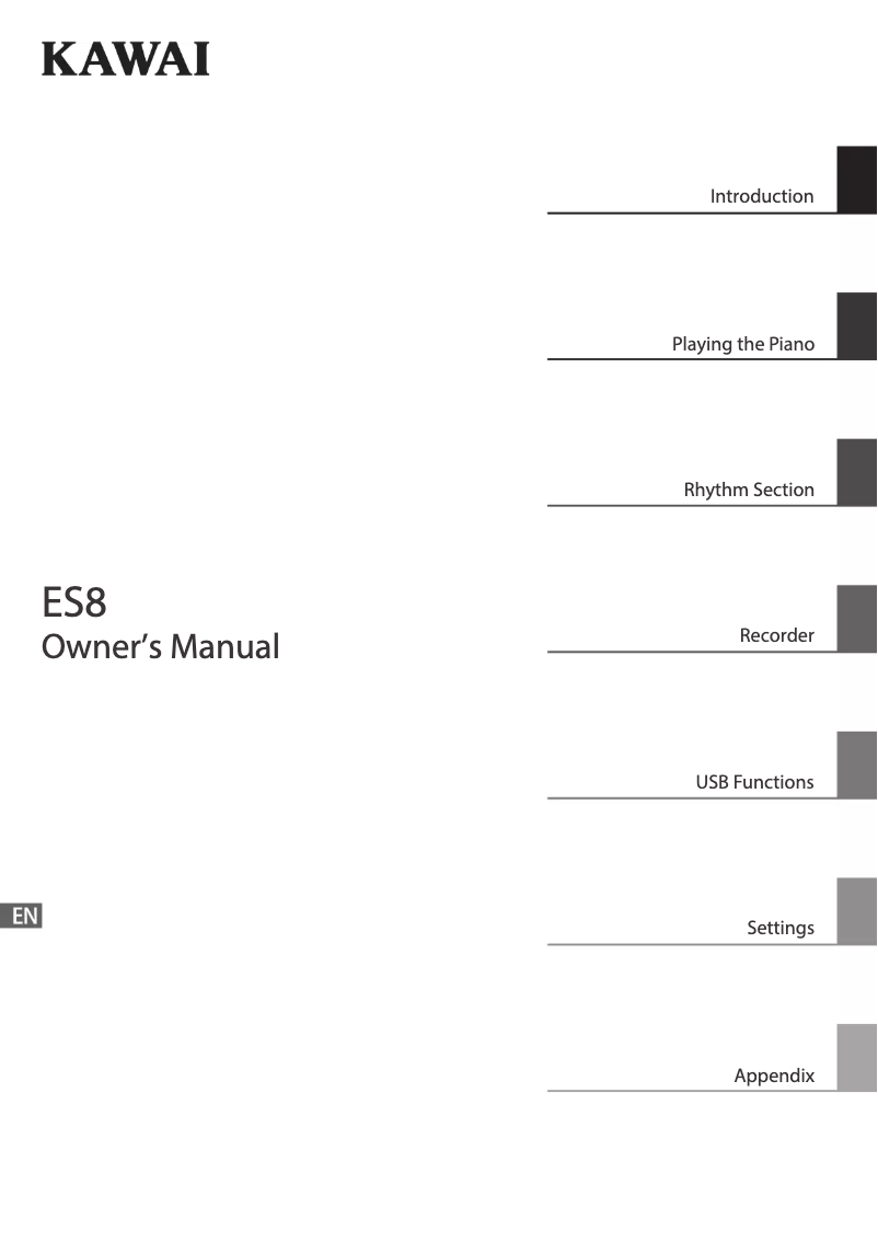 Imagen de la primera página del manual del dispositivo ES8