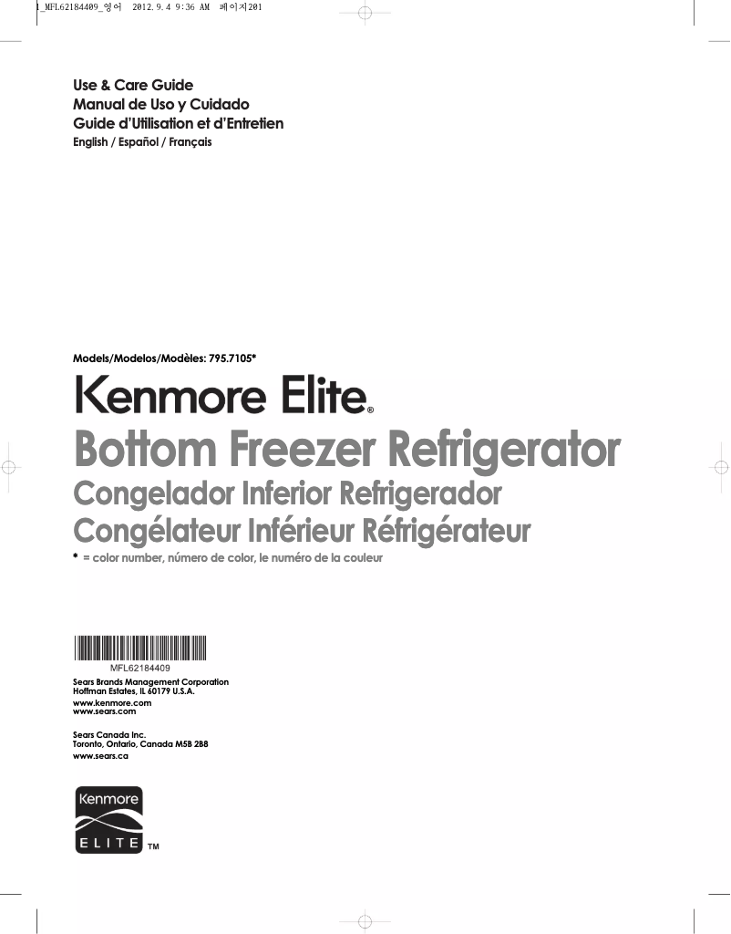 Imagen de la primera página del manual del dispositivo 71053