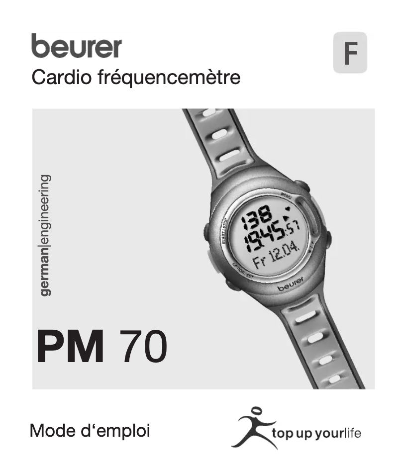 Página 1 del manual Manual de usuario Beurer PM 70