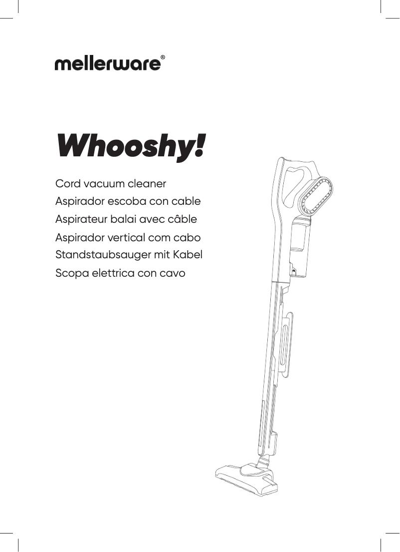 Imagen de la primera página del manual del dispositivo Whooshy!