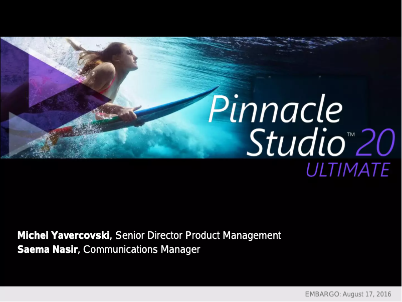 Página nº 1 - Manual de usuario Corel Pinnacle Studio 20 Ultimate