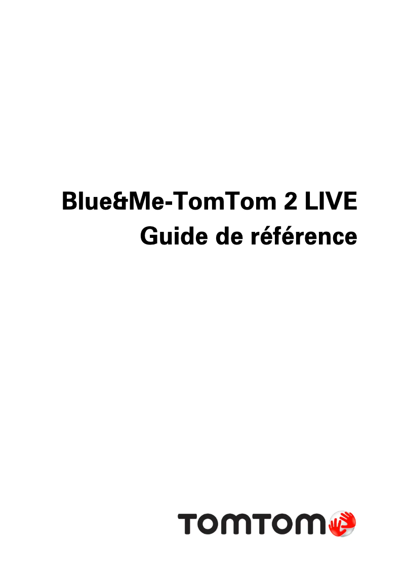 Imagen de la primera página del manual del dispositivo Blue&Me TomTom 2