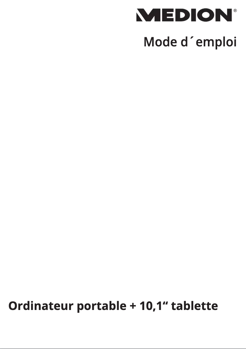 Imagen de la primera página del manual del dispositivo MD 60254 E1239T