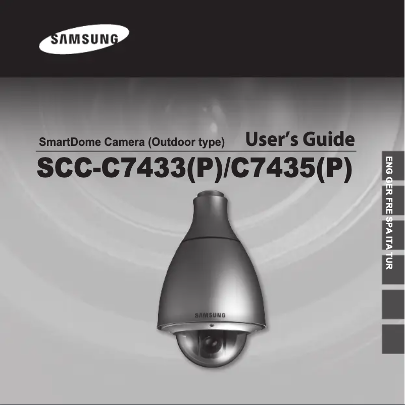 Página nº 1 - Manual de usuario Samsung SCC-C7433P