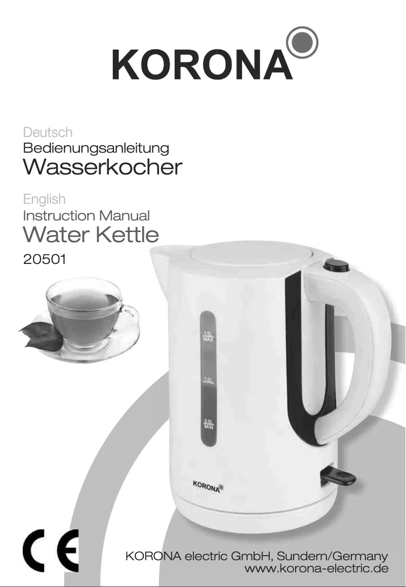 Imagen de la primera página del manual del dispositivo 20501