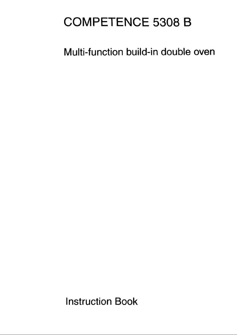 Imagen de la primera página del manual del dispositivo Competence 5308 B D