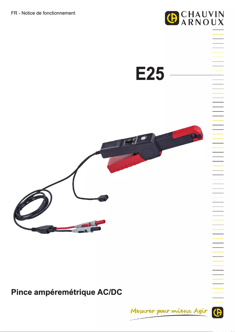 Imagen de la primera página del manual del dispositivo E25