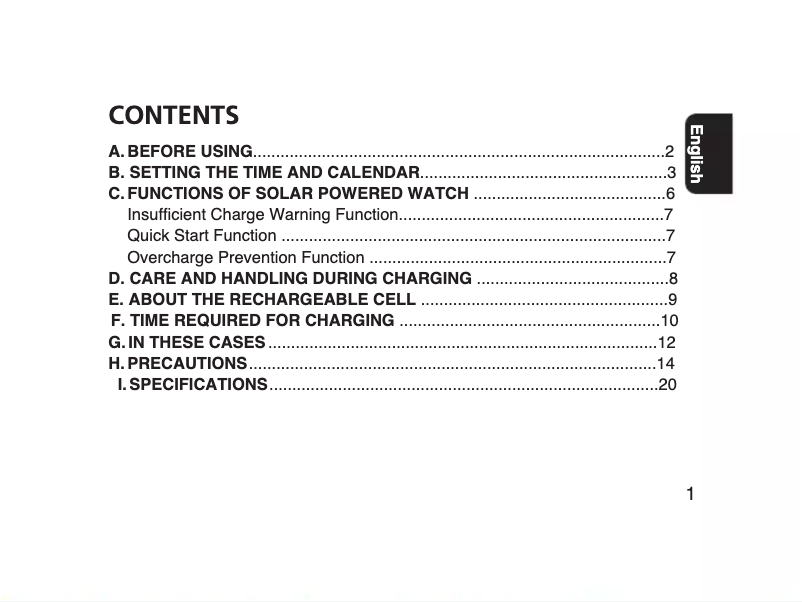 Imagen de la primera página del manual del dispositivo Men's Super BM8560-53E