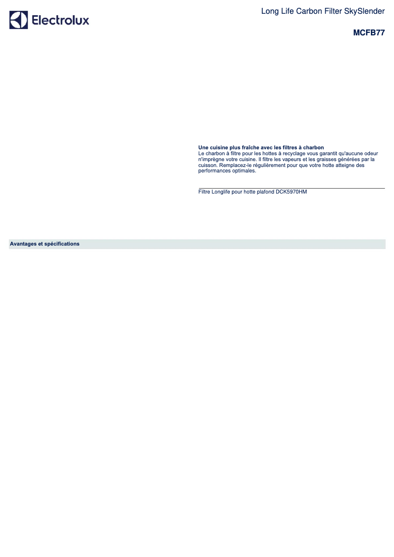 Página 1 del manual Manual de usuario AEG MCFB77