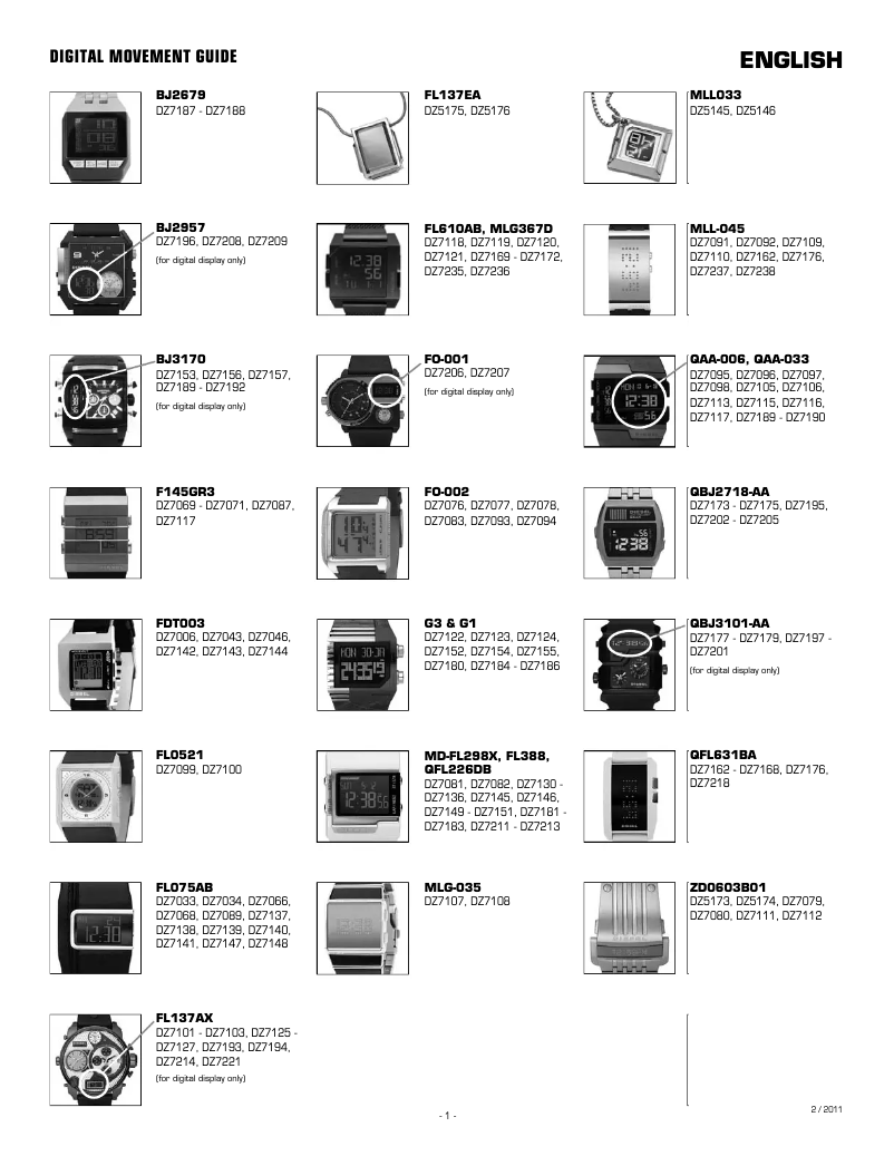 Imagen de la primera página del manual del dispositivo DZ7156