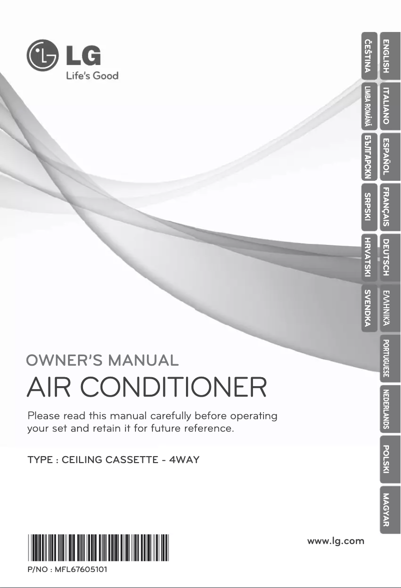 Imagen de la primera página del manual del dispositivo ARNU07GTEC2