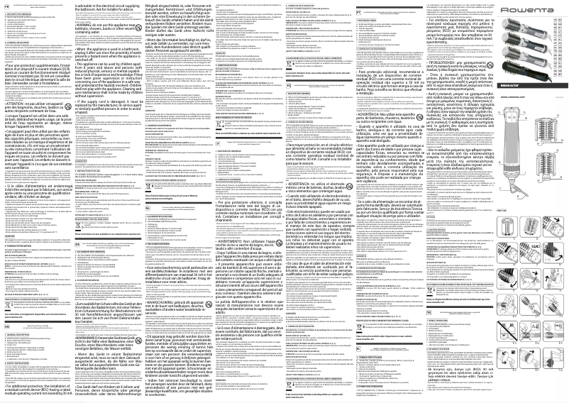 Imagen de la primera página del manual del dispositivo Brush Activ Premium Care CF9540