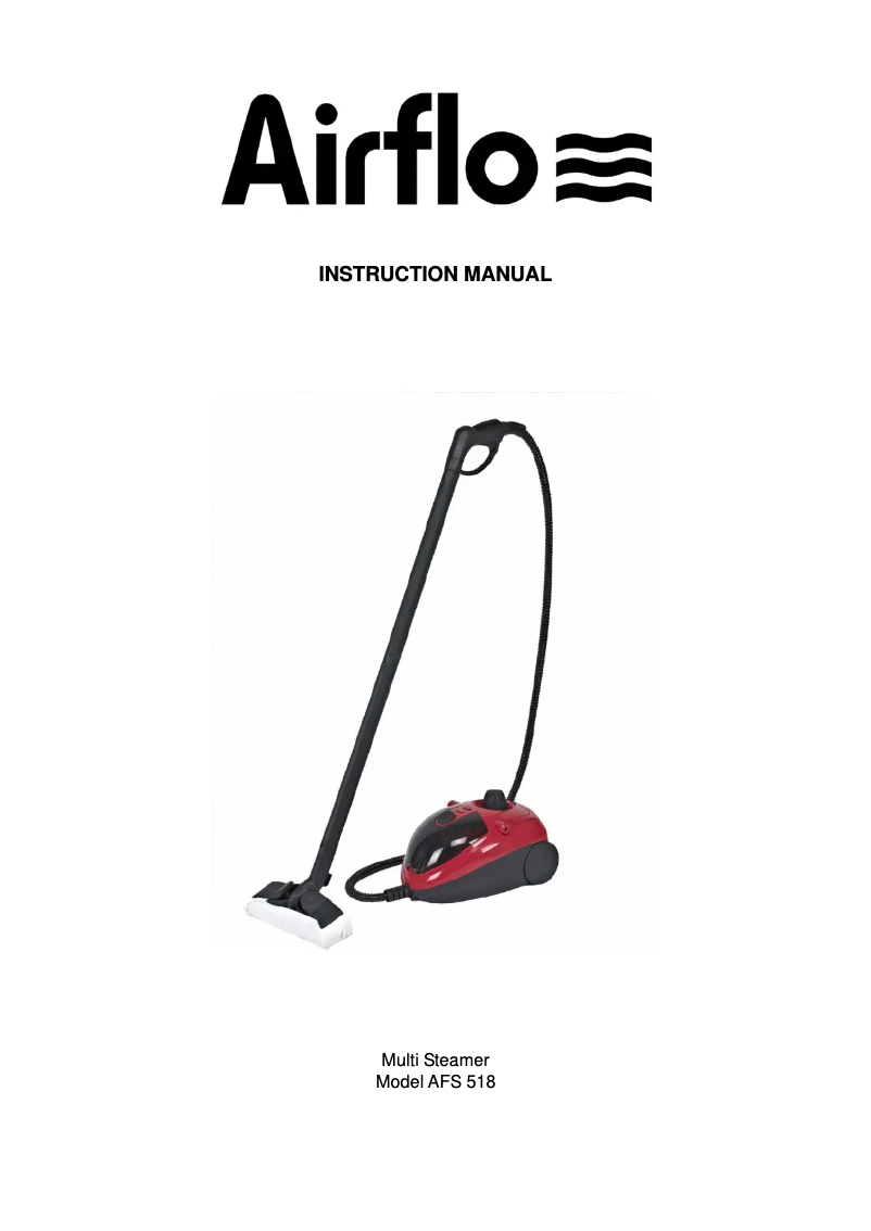 Página 1 del manual Manual de usuario Airflo AFS518