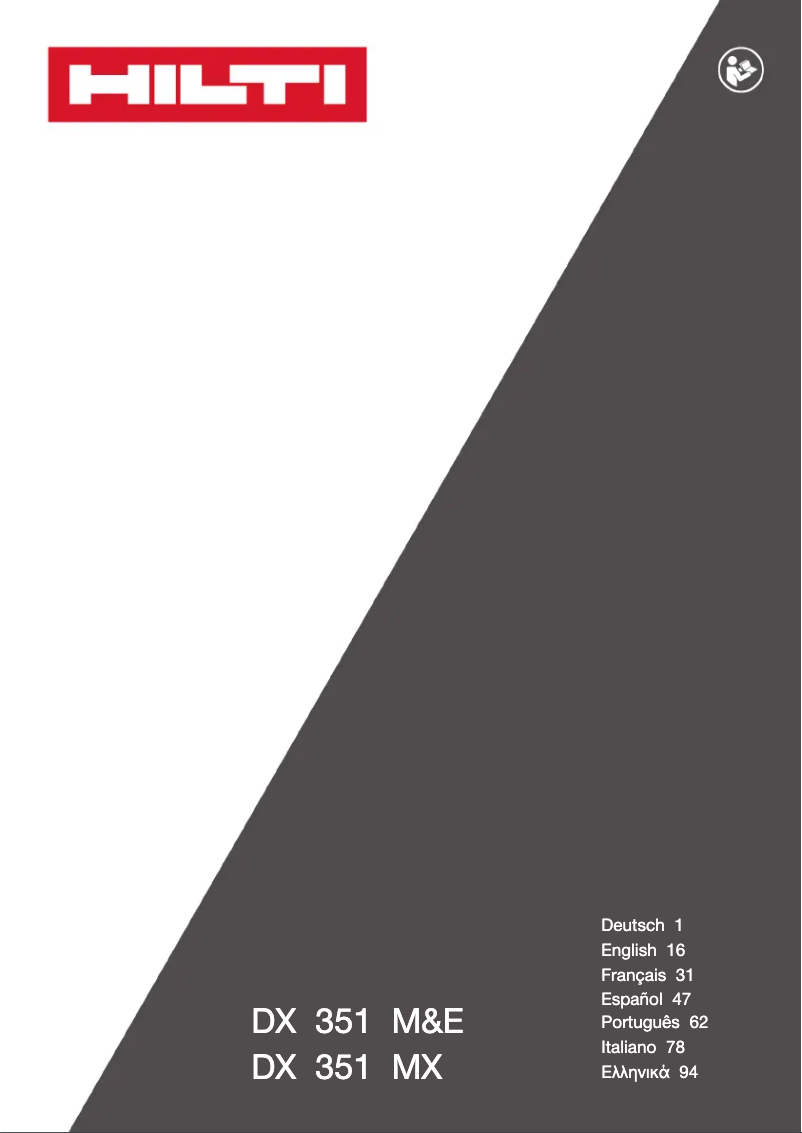 Página nº 1 - Manual de usuario Hilti X-MW ALH CL