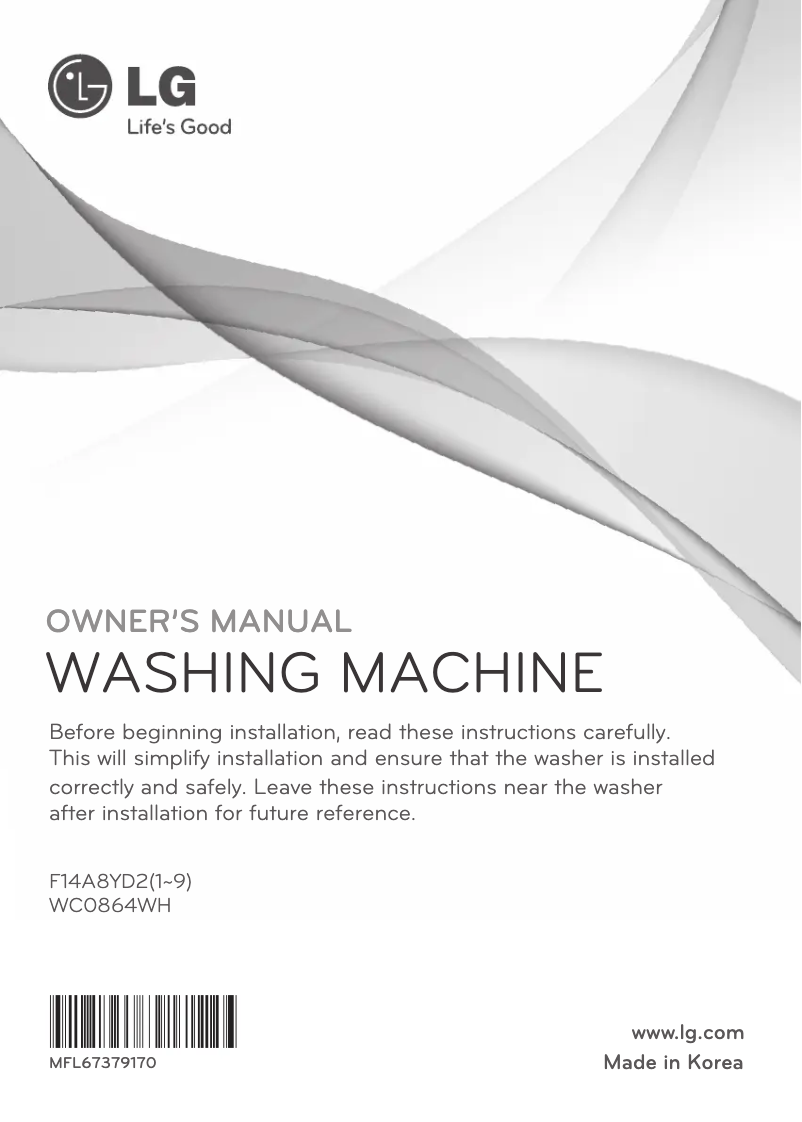 Imagen de la primera página del manual del dispositivo WC0864WH