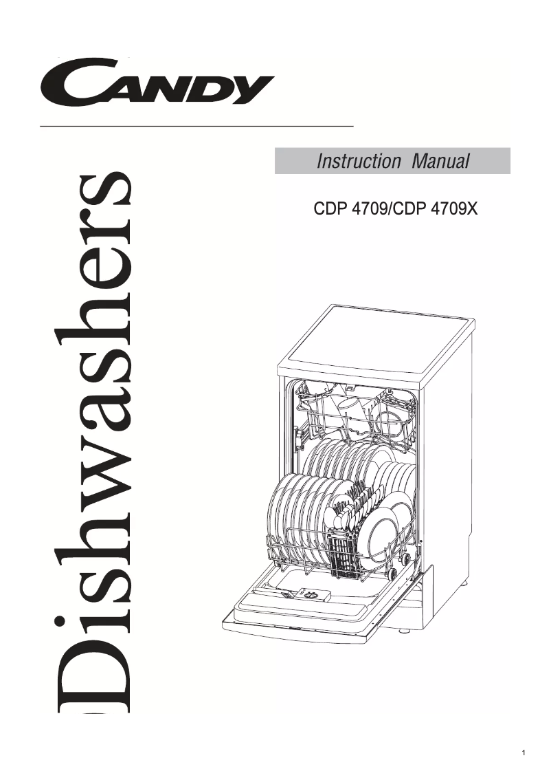 Imagen de la primera página del manual del dispositivo CDP 4709X