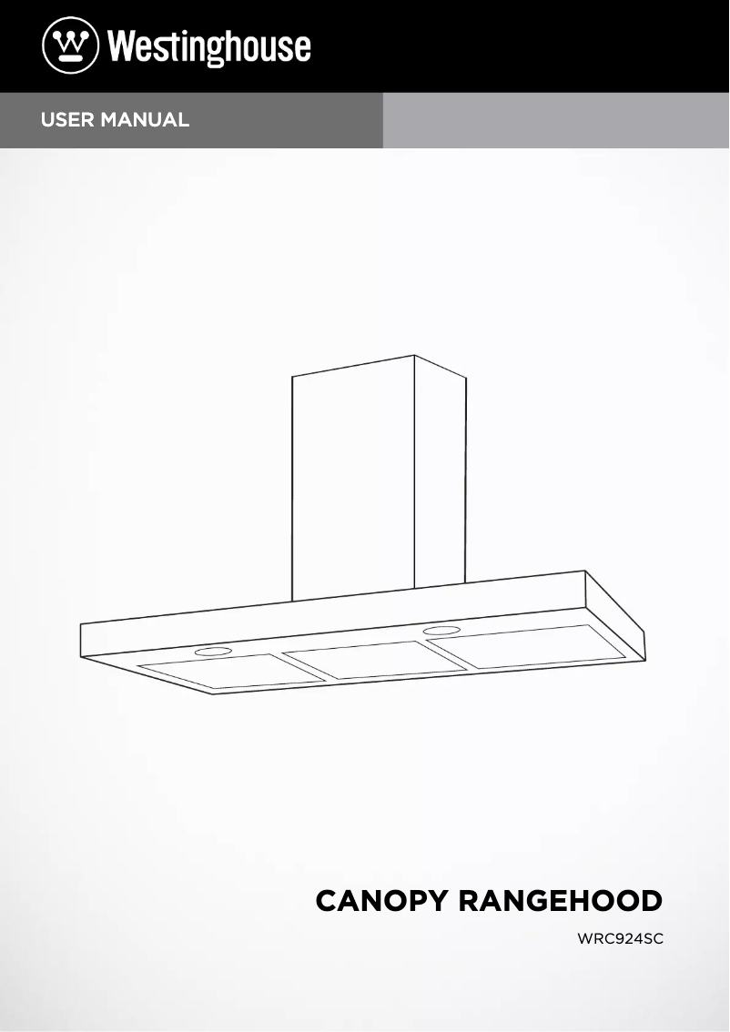 Imagen de la primera página del manual del dispositivo WRC924SC