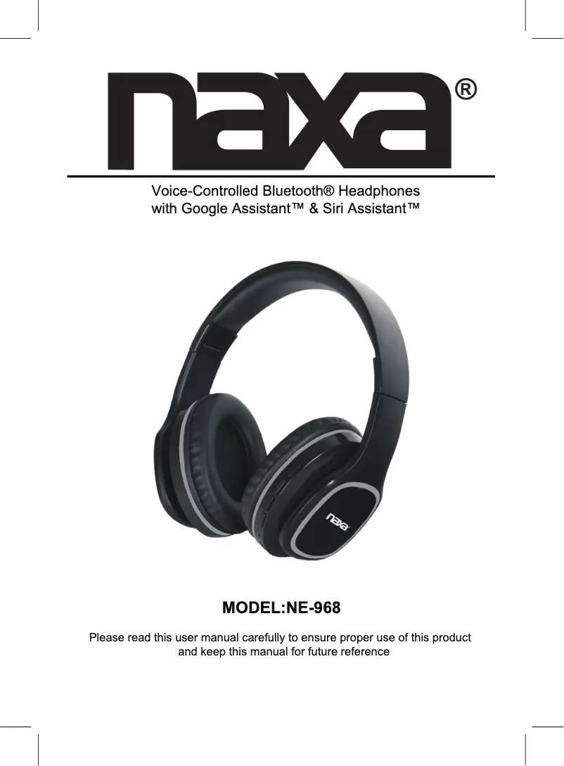 Imagen de la primera página del manual del dispositivo NE-968