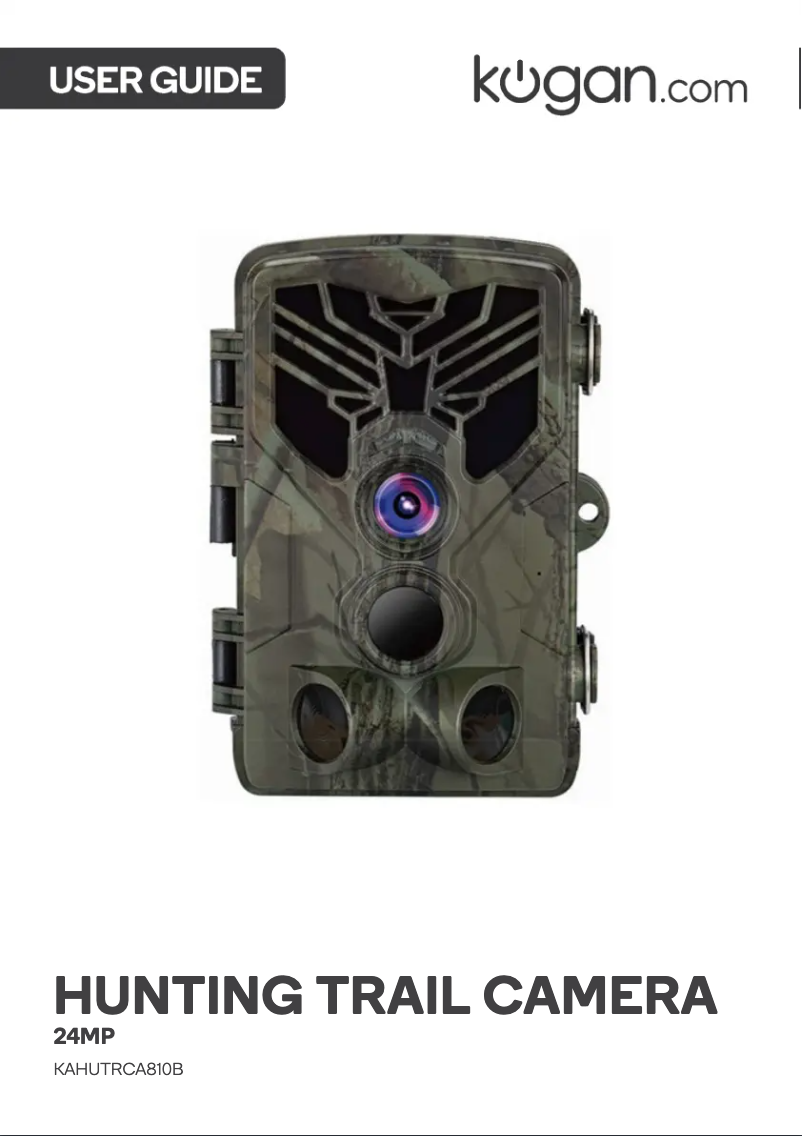 Imagen de la primera página del manual del dispositivo KAHUTRCA810B