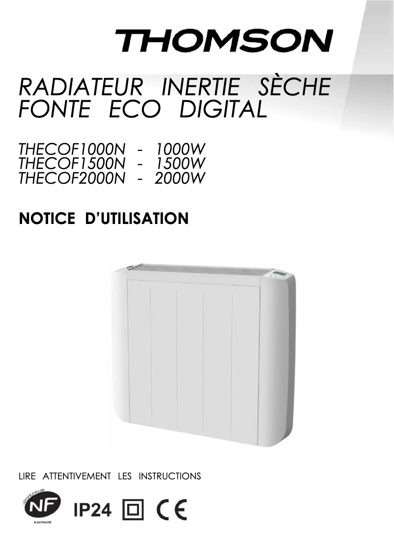 Página 1 del manual Manual de usuario Thomson THECOF1500N