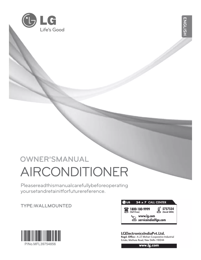 Página 1 del manual Manual de usuario LG LSU6EW3Z