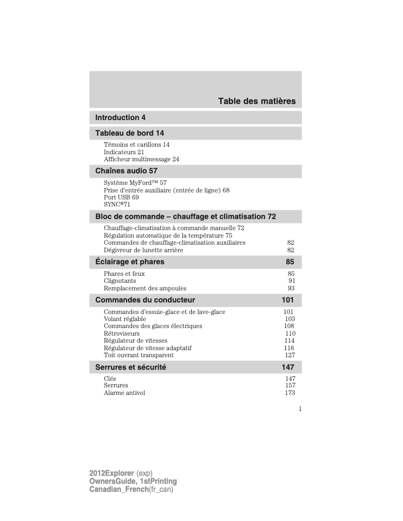 Imagen de la primera página del manual del dispositivo Explorer (2012)