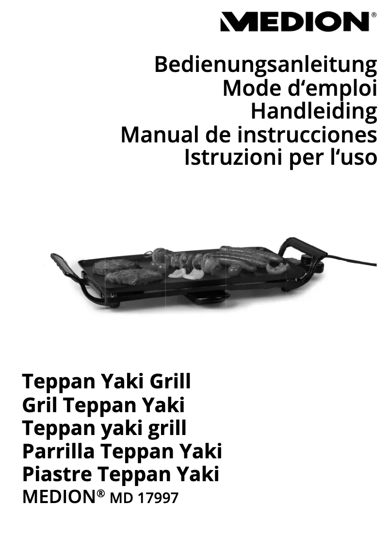 Imagen de la primera página del manual del dispositivo MD 17997