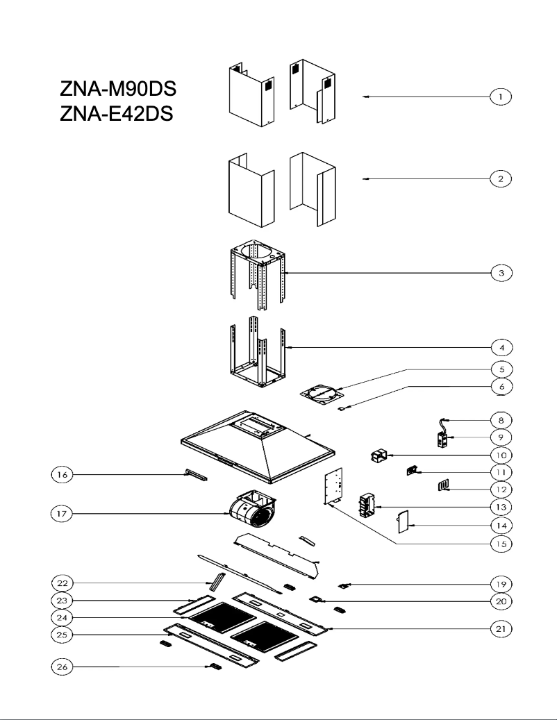 Imagen de la primera página del manual del dispositivo ZNAM90DS