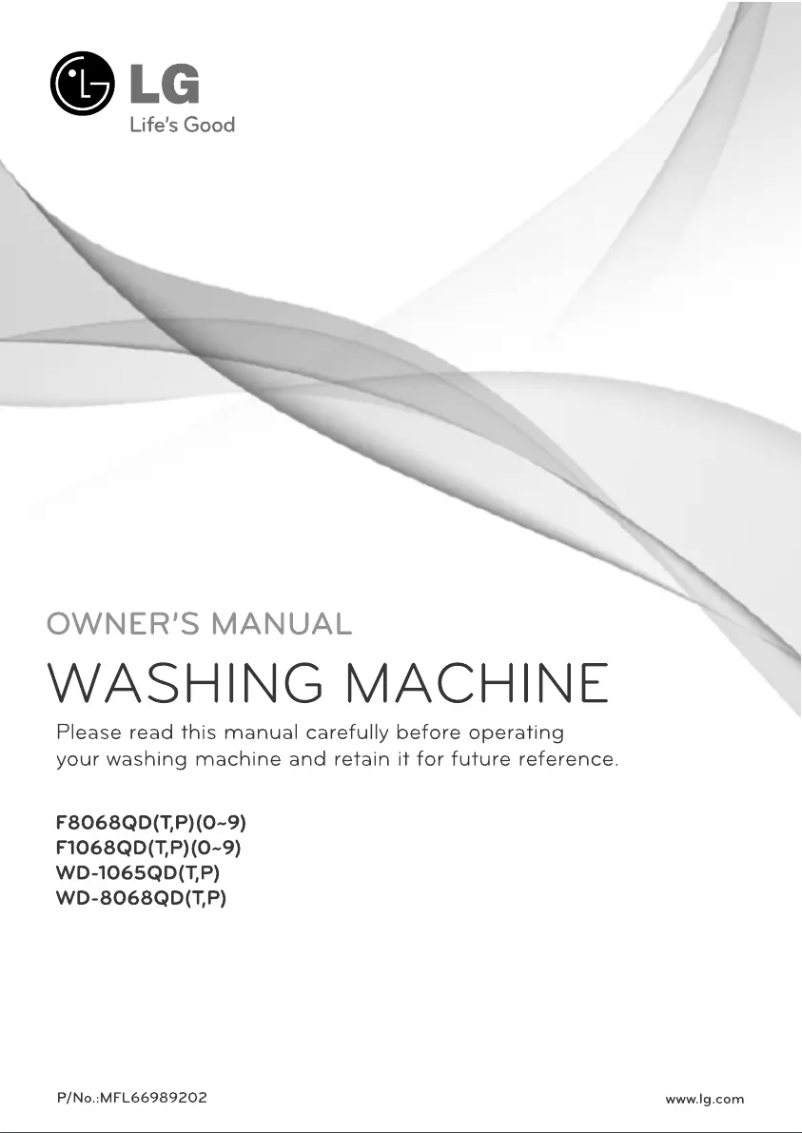 Imagen de la primera página del manual del dispositivo WD-8068QD