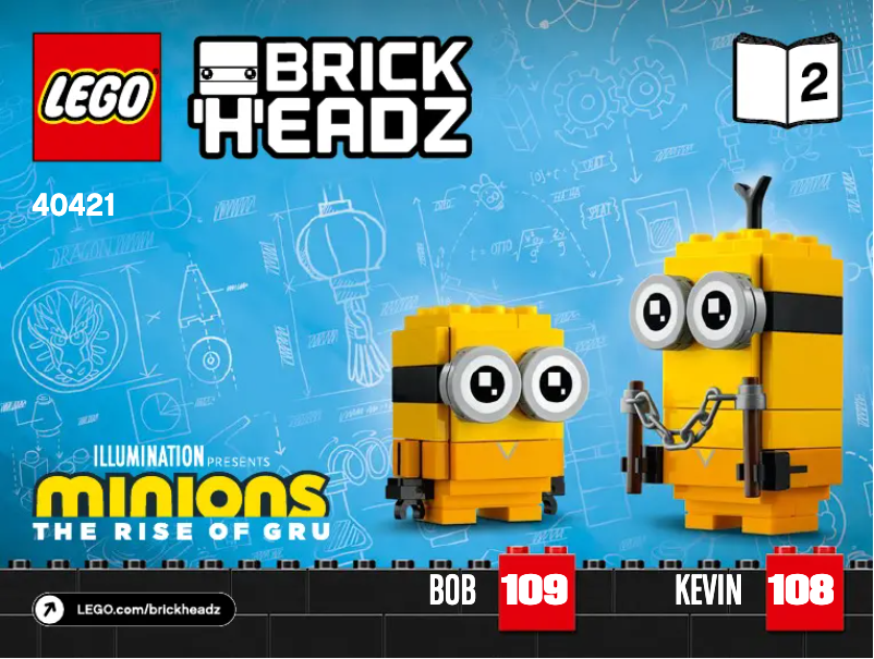 Página 1 del manual Manual de usuario Lego Belle Bottom, Kevin & Bob 40421