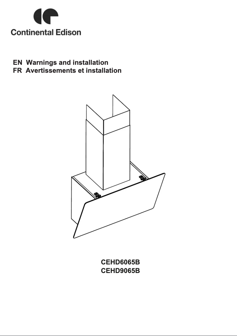 Imagen de la primera página del manual del dispositivo CEHD6065B