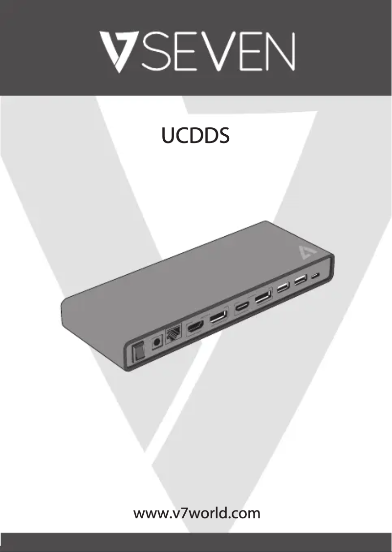 Página 1 del manual Manual de usuario V7 UCDDS-1