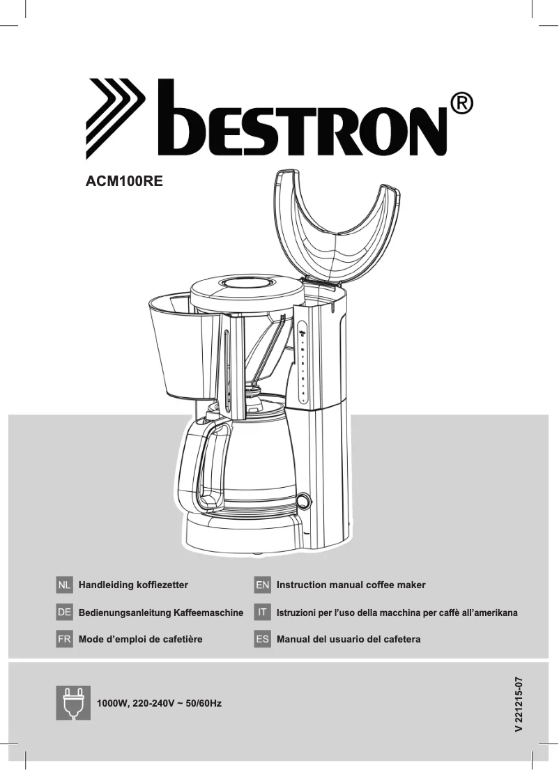 Página nº 1 - Manual de usuario Bestron ACM100RE