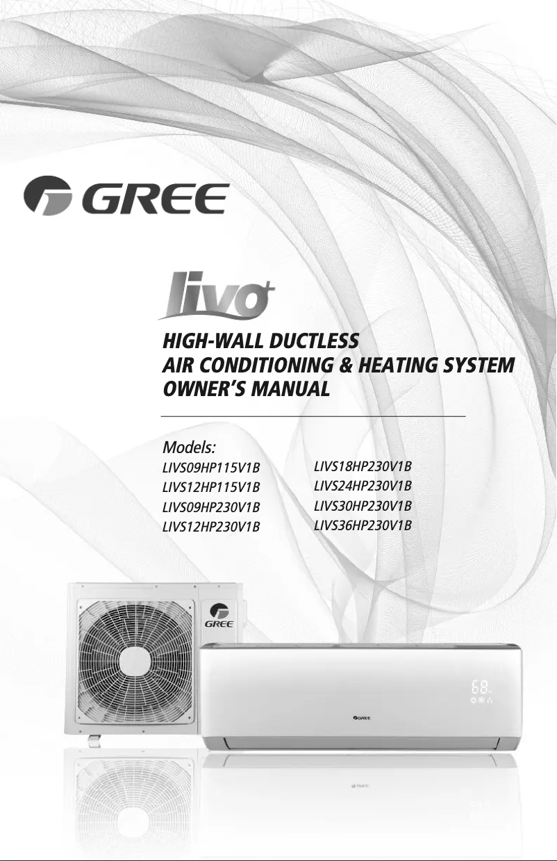 Imagen de la primera página del manual del dispositivo LIVS12HP230V1AH