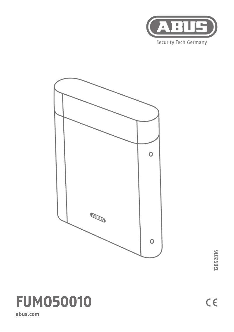 Página nº 1 - Manual de usuario Abus FUMO50010