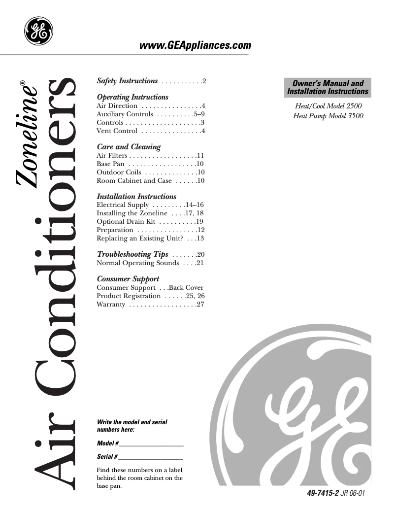 Imagen de la primera página del manual del dispositivo AZ25E12E3C