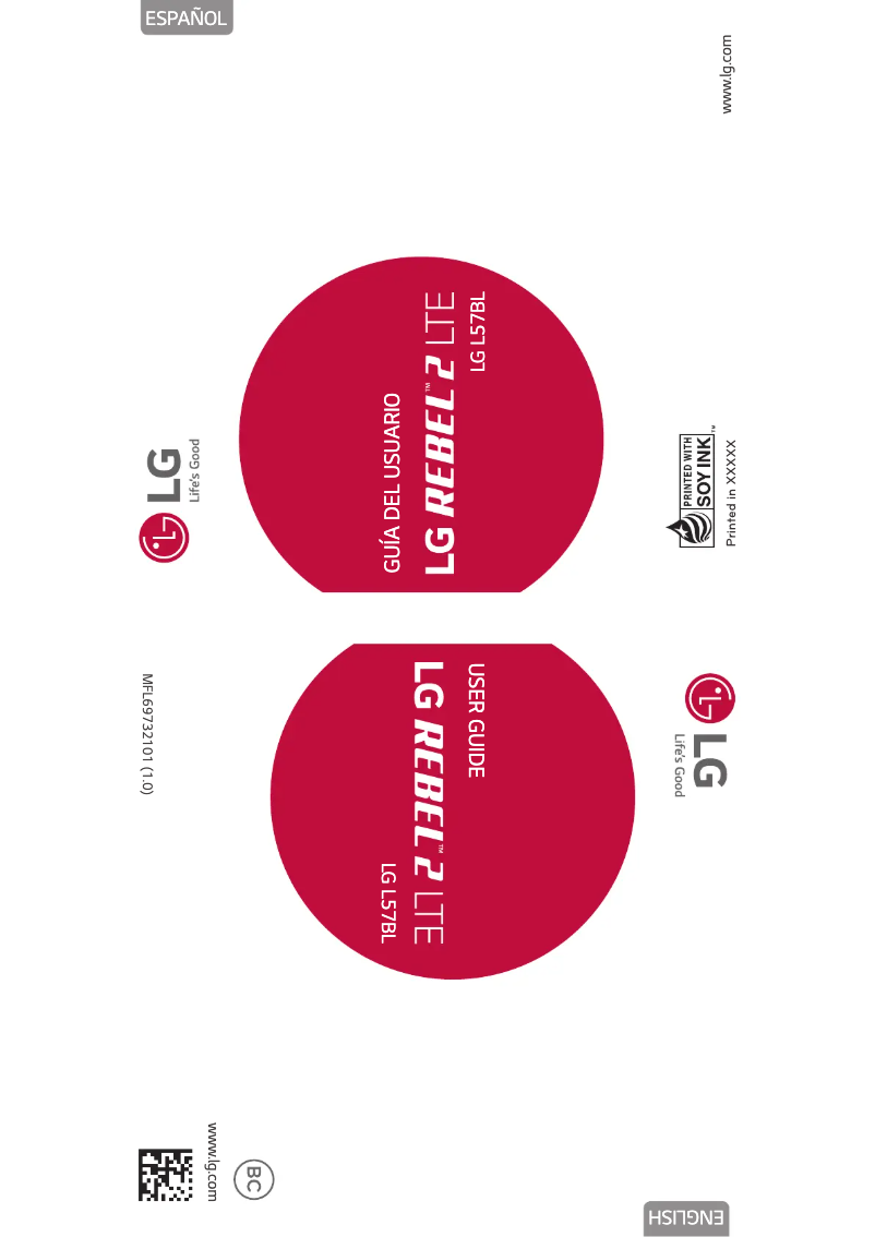 Página 1 del manual Manual de usuario LG Rebel 2 LTE