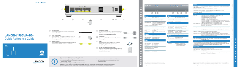 Imagen de la primera página del manual del dispositivo 1790VA-4G